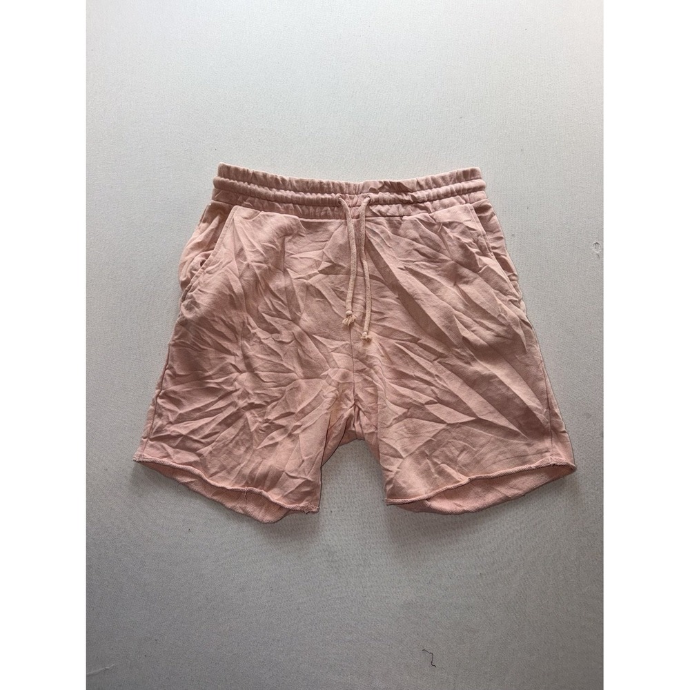 George Athletic Shorts Mens Medium Pink Good Cotton Drawstring Lounge Pockets